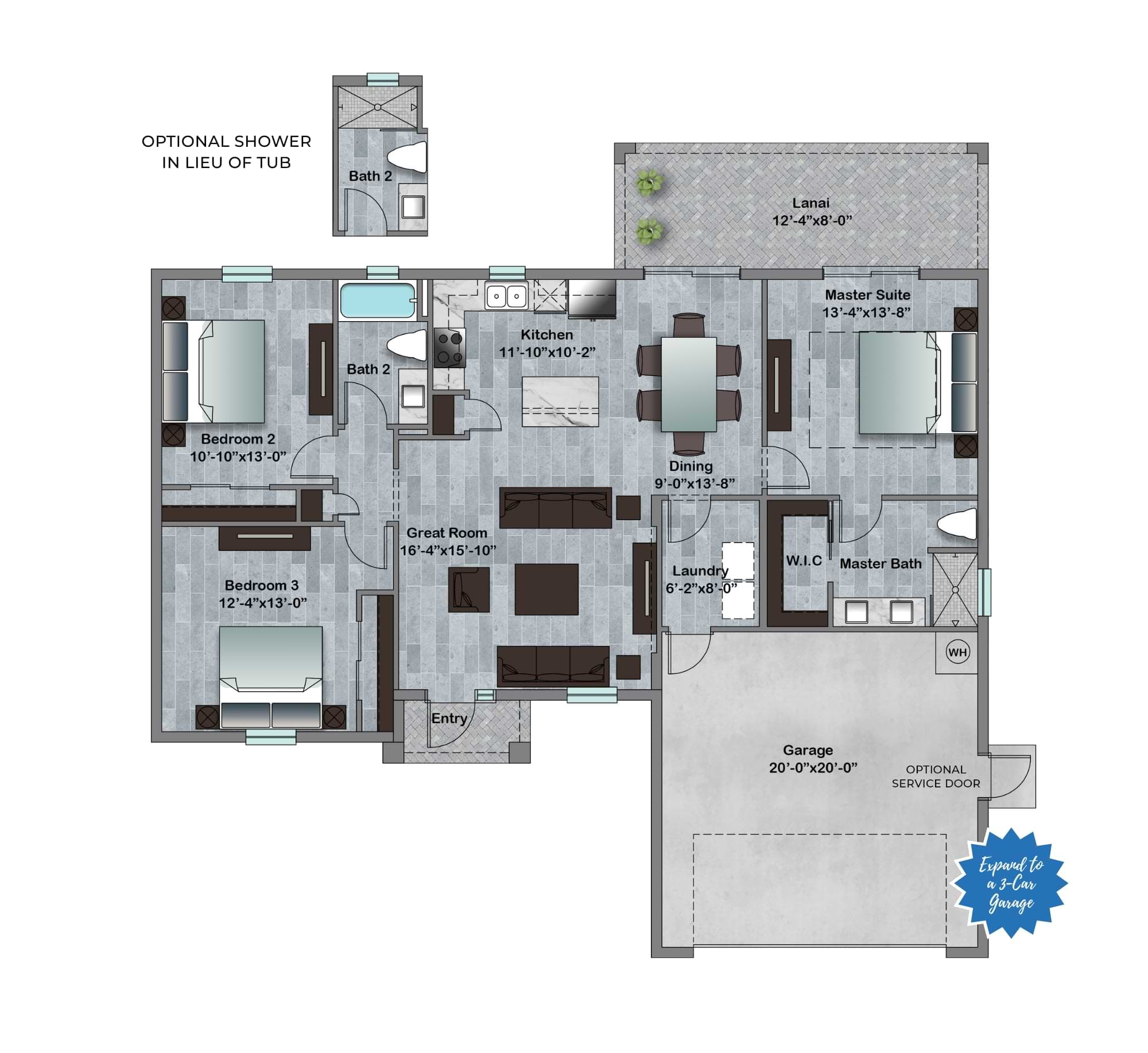 Cabana floor plan