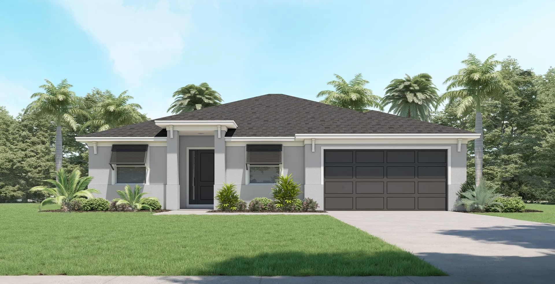 Hardwyn — Coastal front exterior elevation