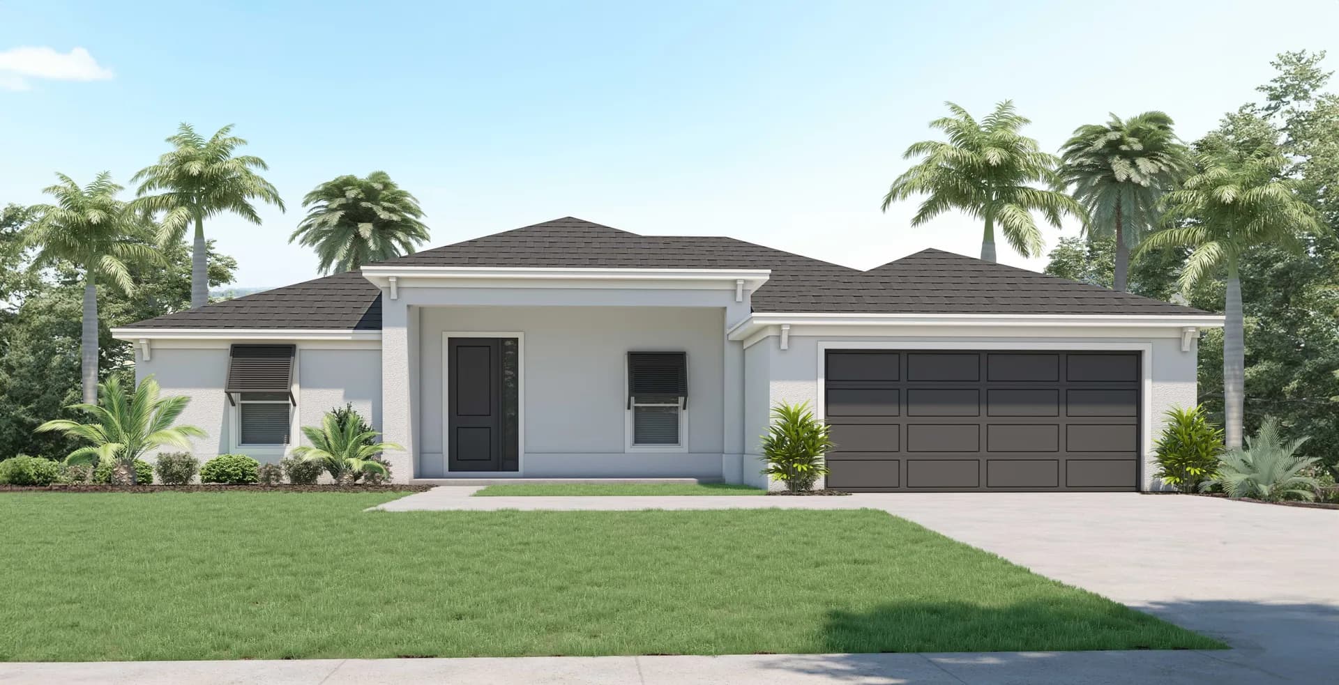Haven — Coastal front exterior elevation
