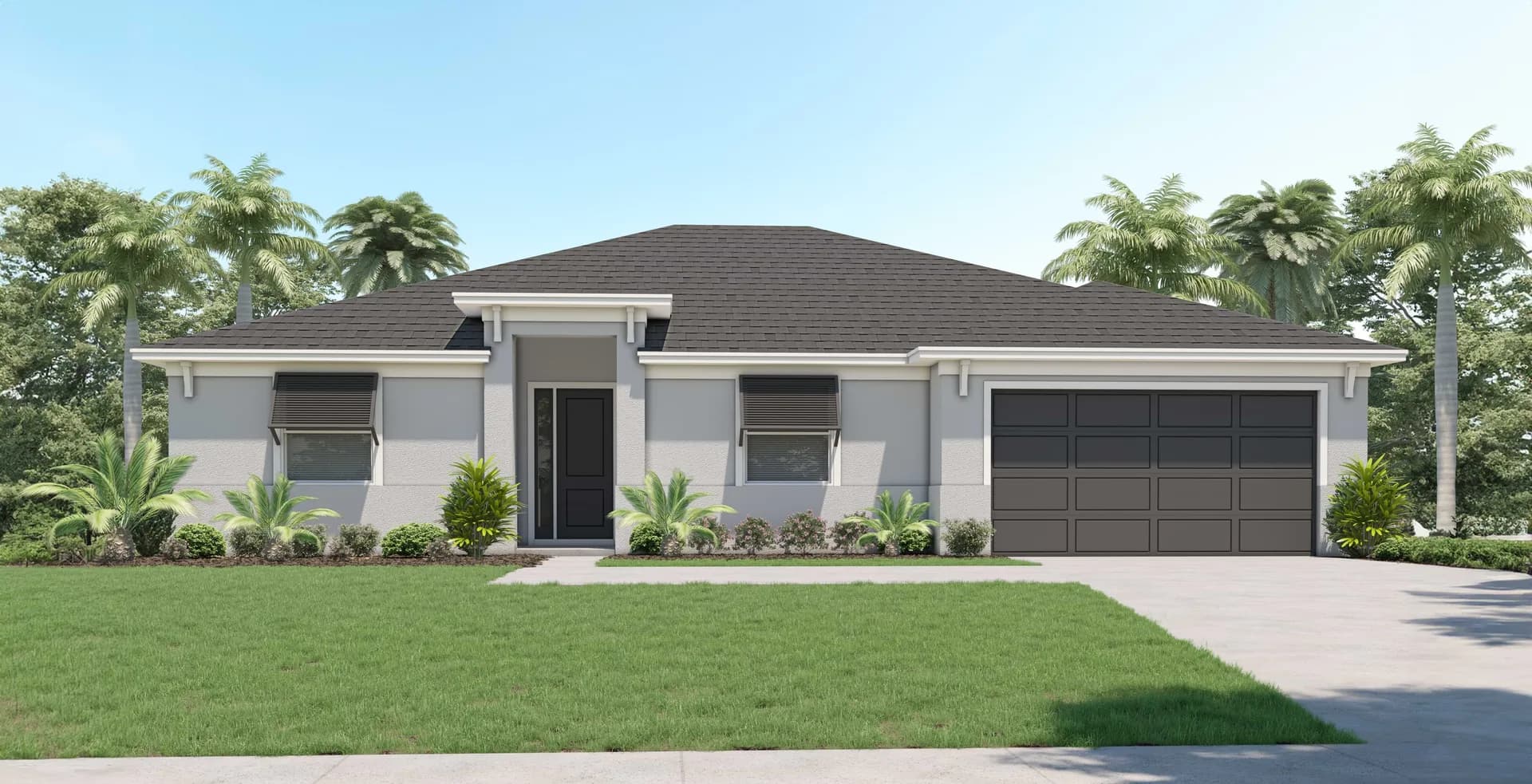 Key West — Coastal front exterior elevation